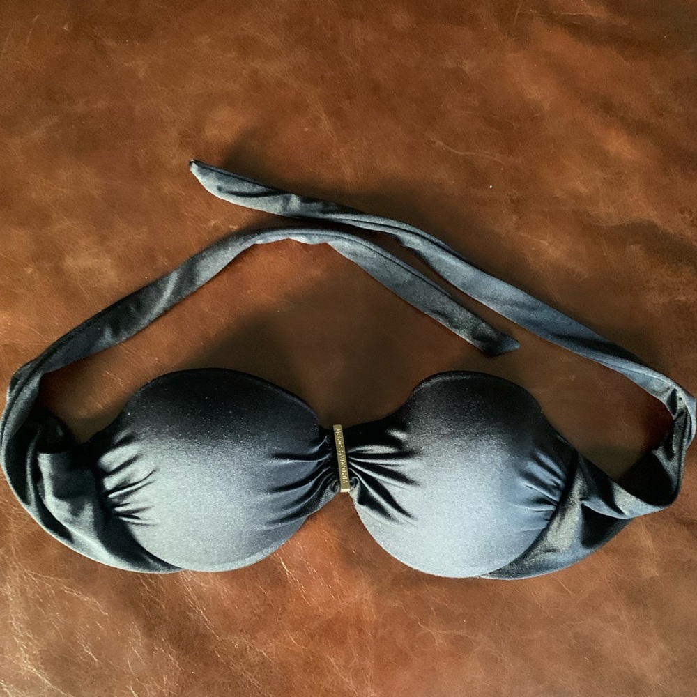 Victoria Secret Swim Black Strapless Bikini Top